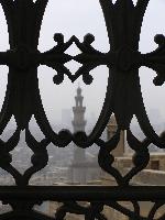 Вид на мечеть султана Хасана из Алебастровой мечети