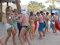 Урок латиноамериканских танцкв в отеле Hilton Hurghada Rezort