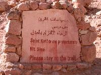 Начало пути на гору Синай